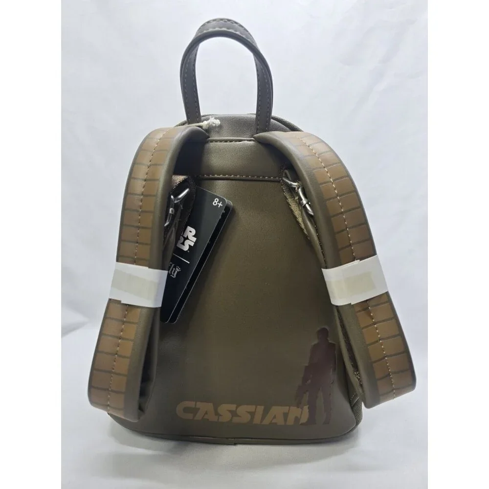 New Loungefly Star  Wars - Cassian Andor Cosplay Mini Backpack Bag. NWT - Picture 5 of 11